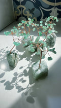 Arbre de Vie en Aventurine Verte et Cuivre – Harmonie, Chance et Prospérité