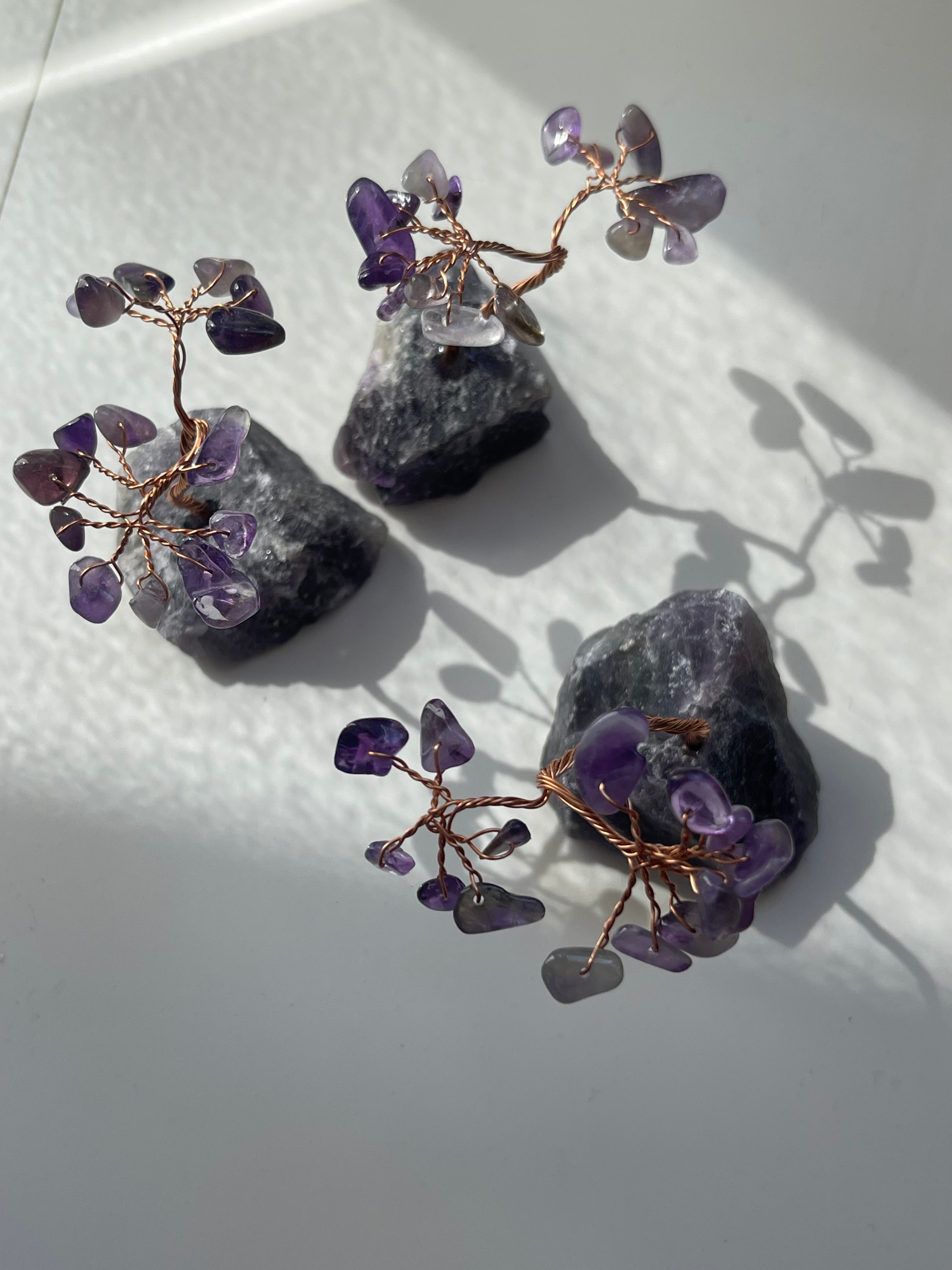 Arbre de Vie en Améthyste et Cuivre – Protection, Sérénité et Éveil spirituel