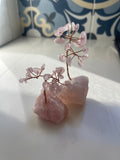 Arbre de Vie en Quartz Rose et Cuivre – Amour, Douceur et Harmonie